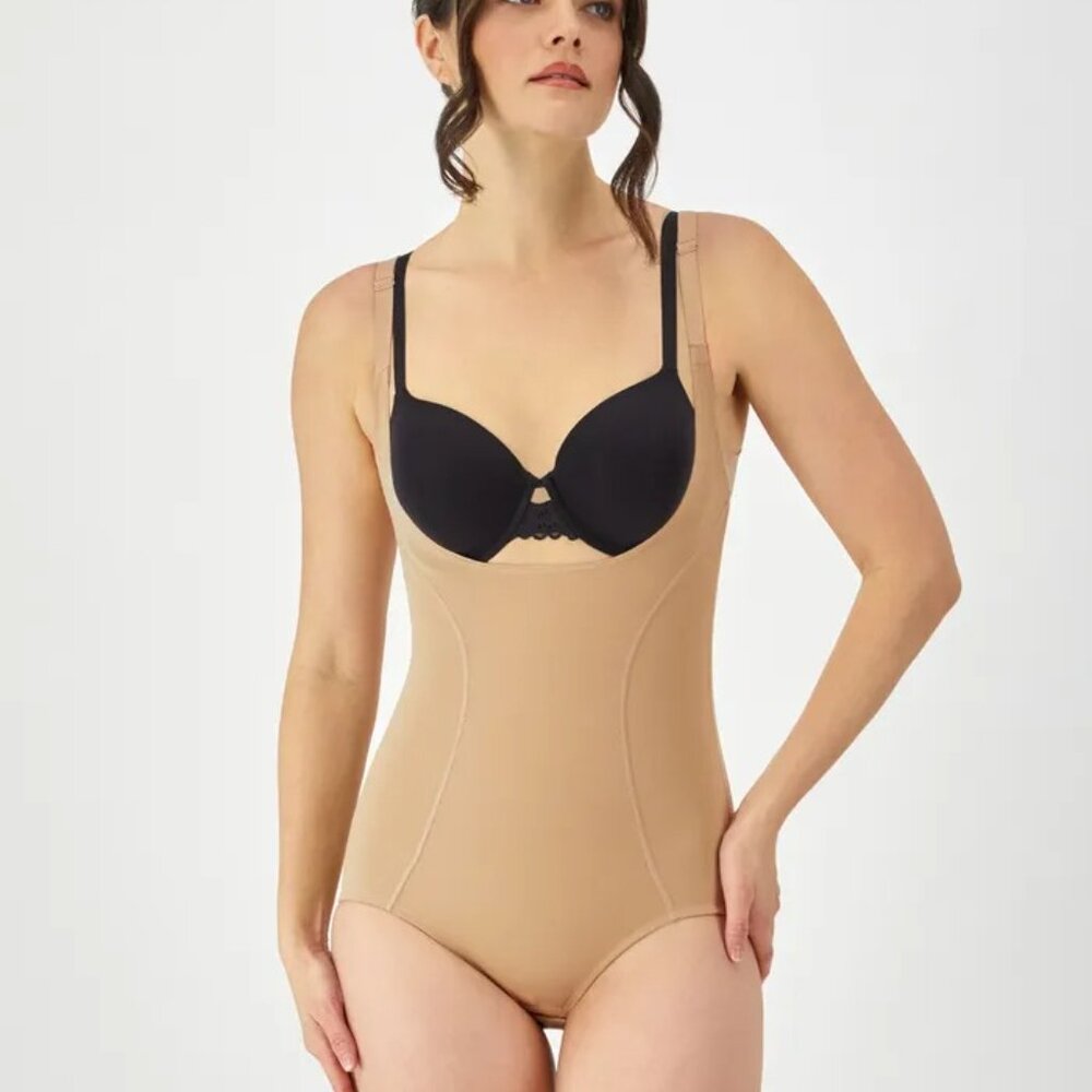 NWT Maidenform Open Bust Body Shaper #FL2656 Size Large